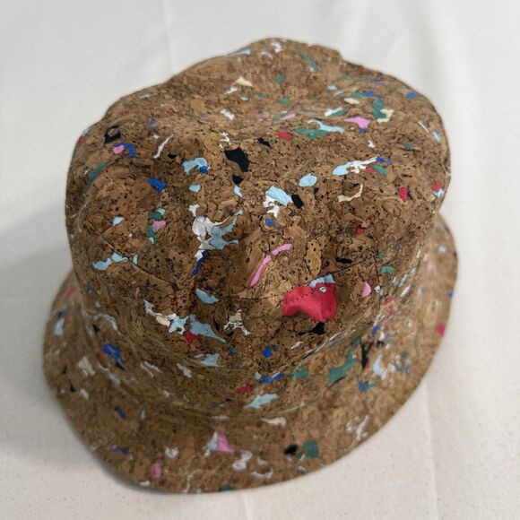Kangol Cork Bucket Hat Tan Multicolor Size Large Unisex - Picture 2 of 9